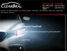 Tablet Screenshot of originalclearbra.com